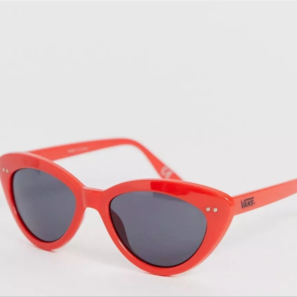 Vans Wildin' Sunglasses- Red - Picture 1 of 6